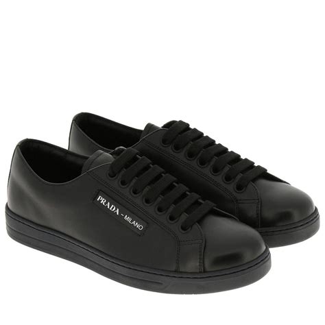 prada mens black shoes 3514